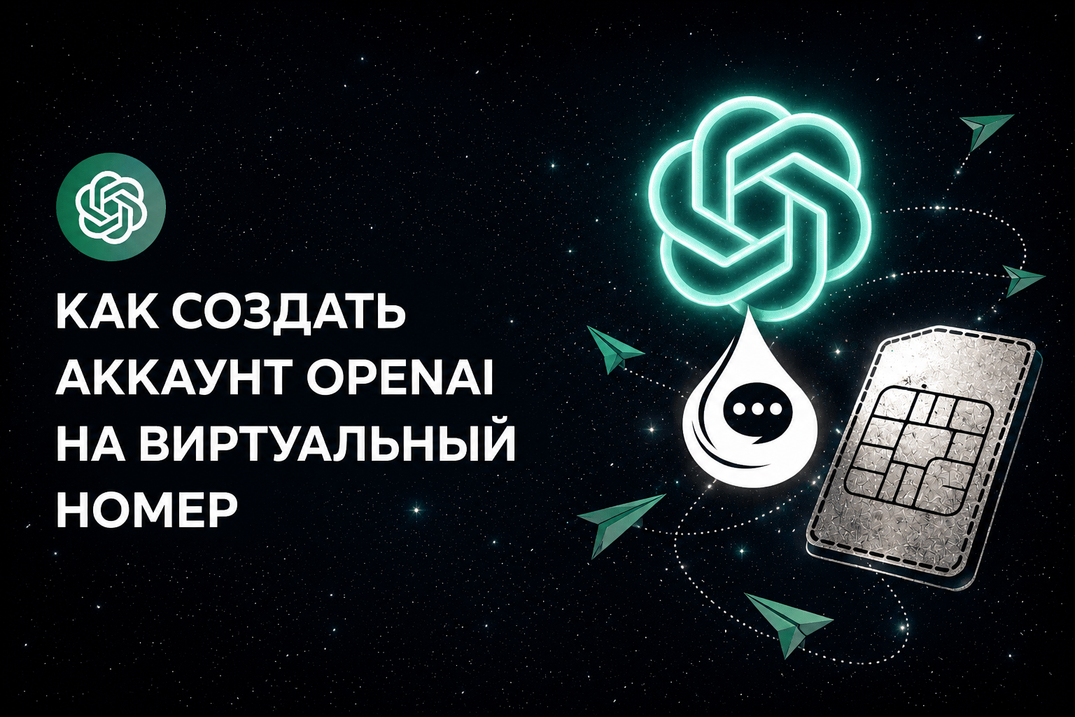 Как создать OpenAI (ChatGPT) на виртуальный номер: пошаговая инструкция